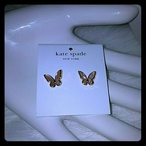 Kate spade butterfly earrings